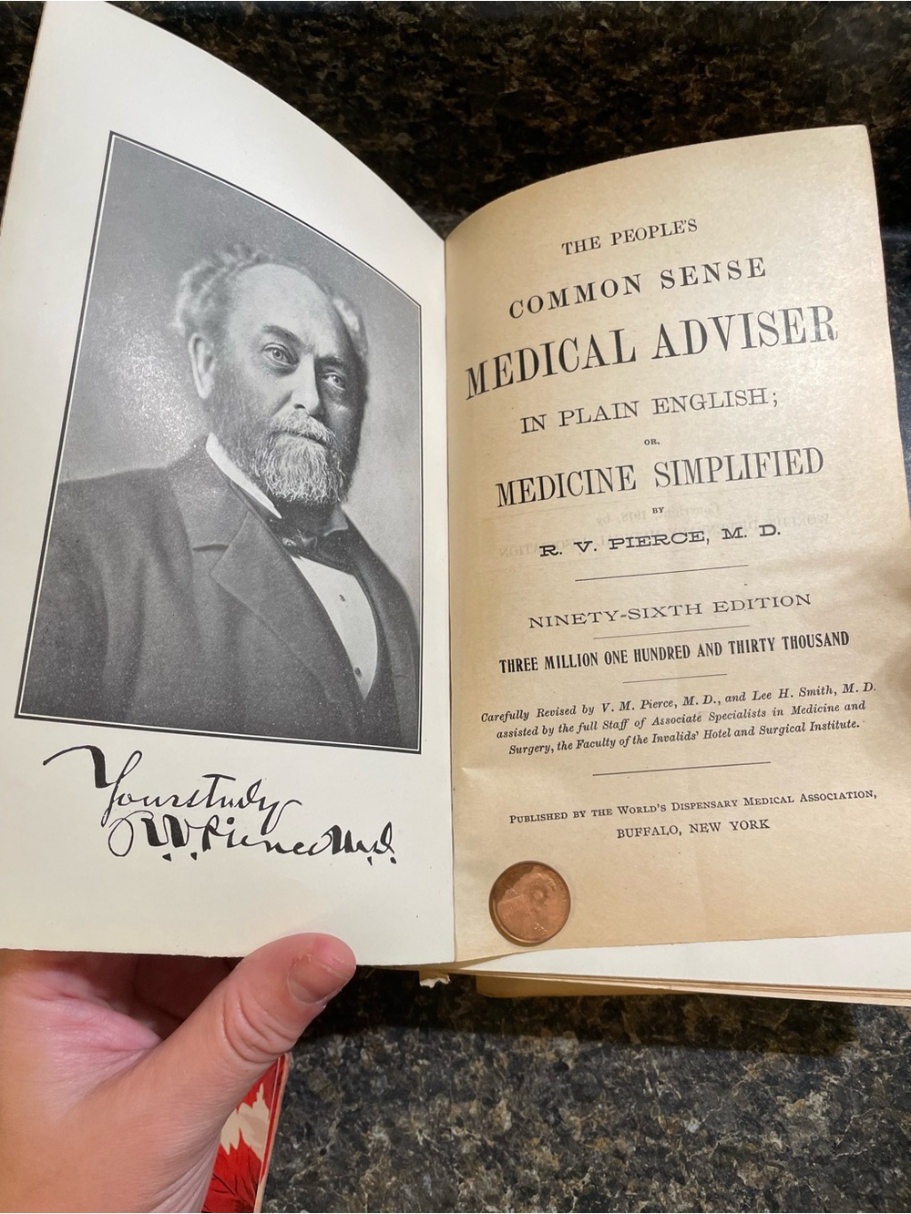 The People's Common Sense Medical Adviser- Vintage (pages and spine missing)